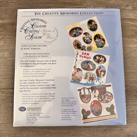 Creative Memories Custom Cutting System Oval Pattern NEW Scrapbook - Picture 1 of 2